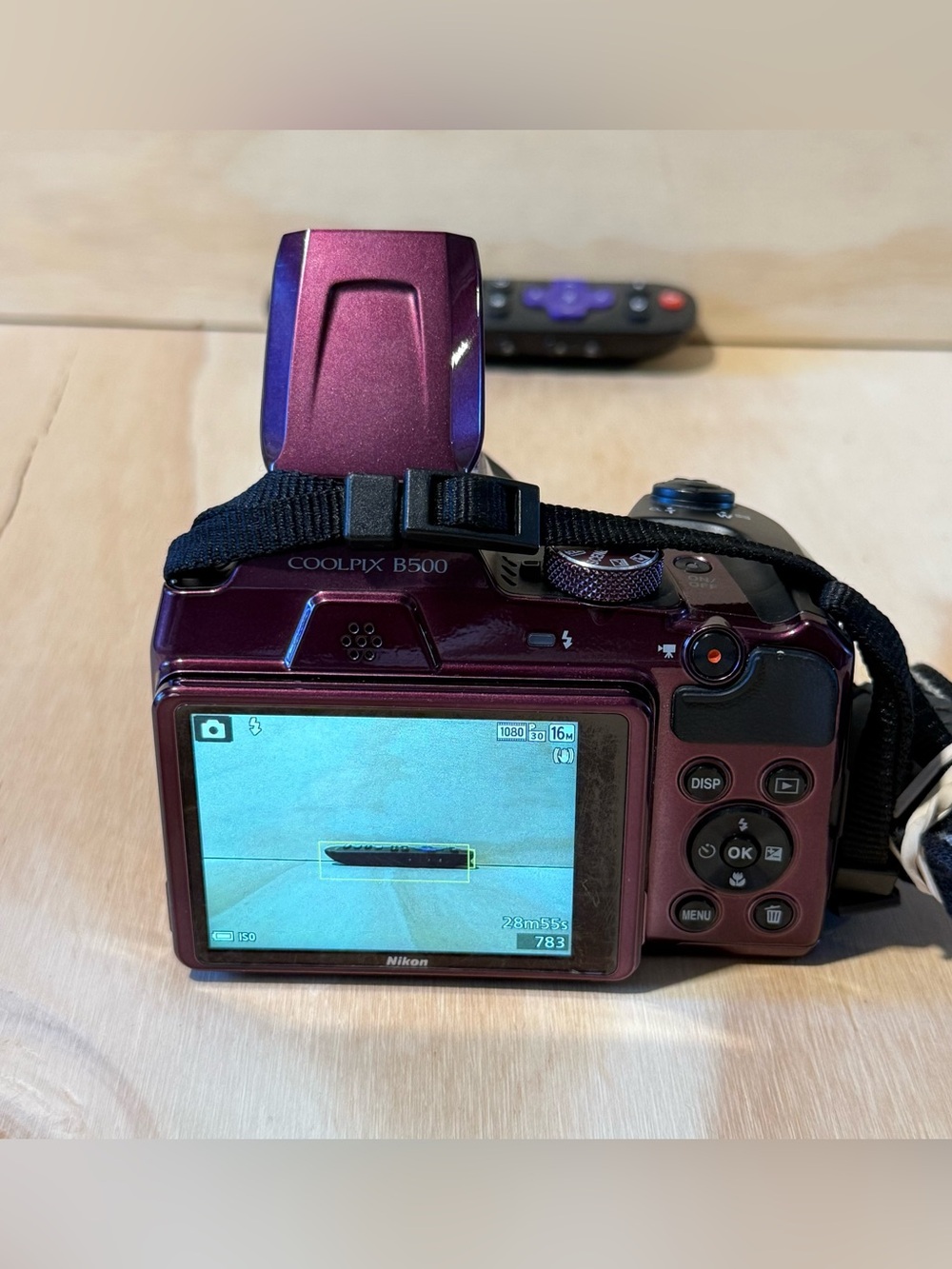 Nikon COOLPIX B500 Digital Camera Plum 16MP 40X Opt Zoom Tested Good w/Bat-Card! - Picture 5 of 15